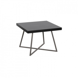 Tisch für Lounge SIENA schwarz 55x55cm, H: 44cm
