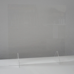 Hygieneschutz ohne Öffnung, Acrylglas 100 x 100 cm (B x H) D: 5 mm