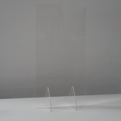 Hygieneschutz ohne Öffnung, Acrylglas 50 x 100 cm (B x H) D: 5 mm, D: 5 mm
