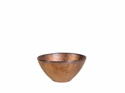Bowl oval 14,5 x 12,3 x 6,6cm RETRO bronze, used Look