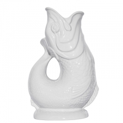 Gluckigluck Vase XL, weiß (27,5cm hoch, 1,2l)
